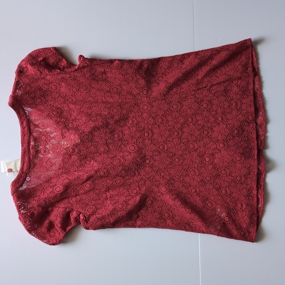 VanHeusen Studio Women's Lace Shirt - Picture 3 of 10